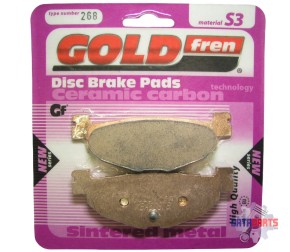 REAR BRAKE PADS GOLDFREN SEMI-METAL S3